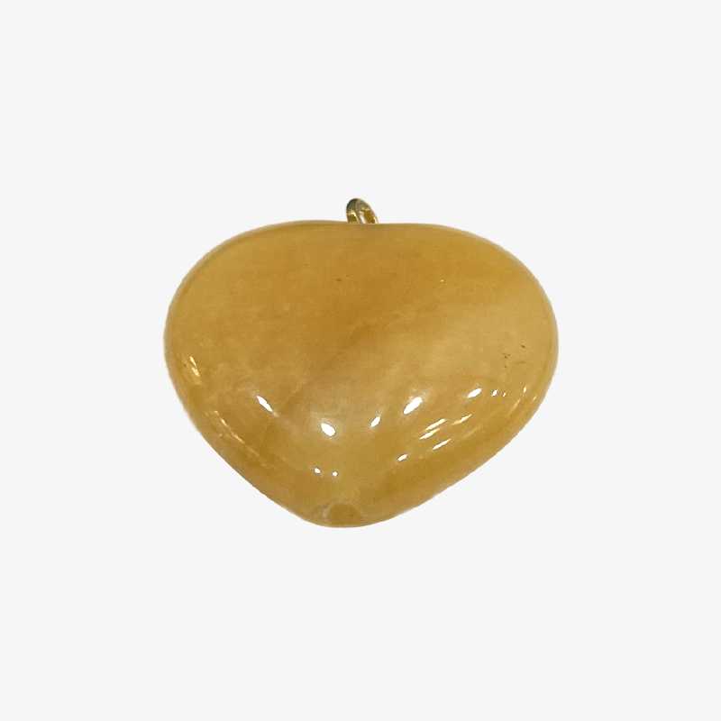 Buy Yellow Agate Heart Pendant To Get Courage and Elevate Mood Astrotalk